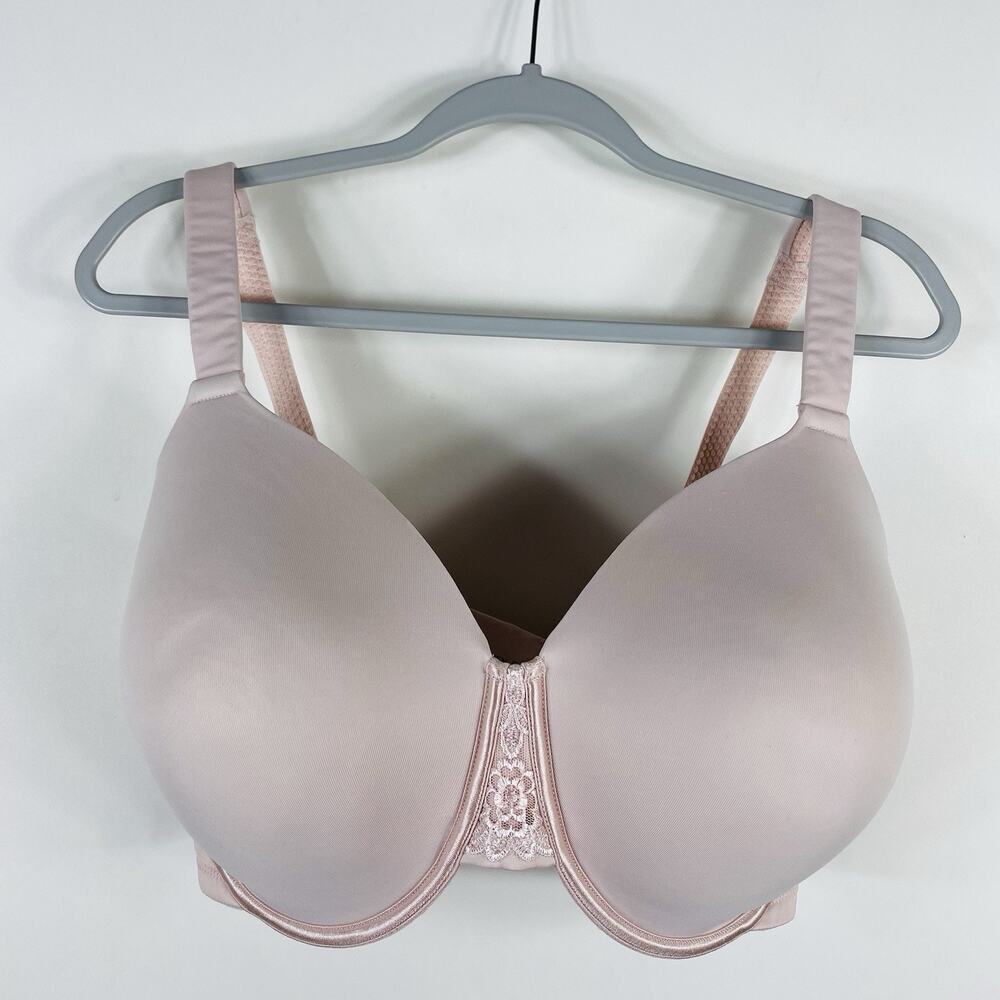 Vanity Fair Bra 38H Light Pink Beauty Back Underwire Smoothing 76380